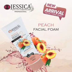 Jessica Refreshing Peach Facial Foam - 125ml