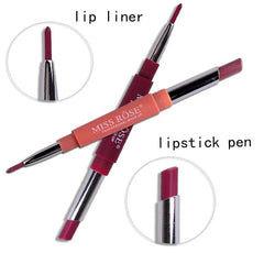 Miss Rose 2 in 1 Lipstick and Liner